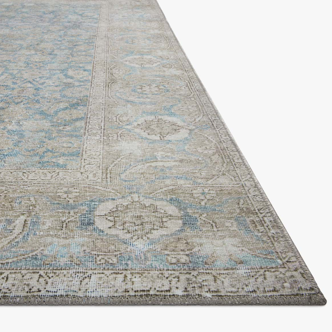 Loloi Wynter Ocean/Silver Power Loomed Rug