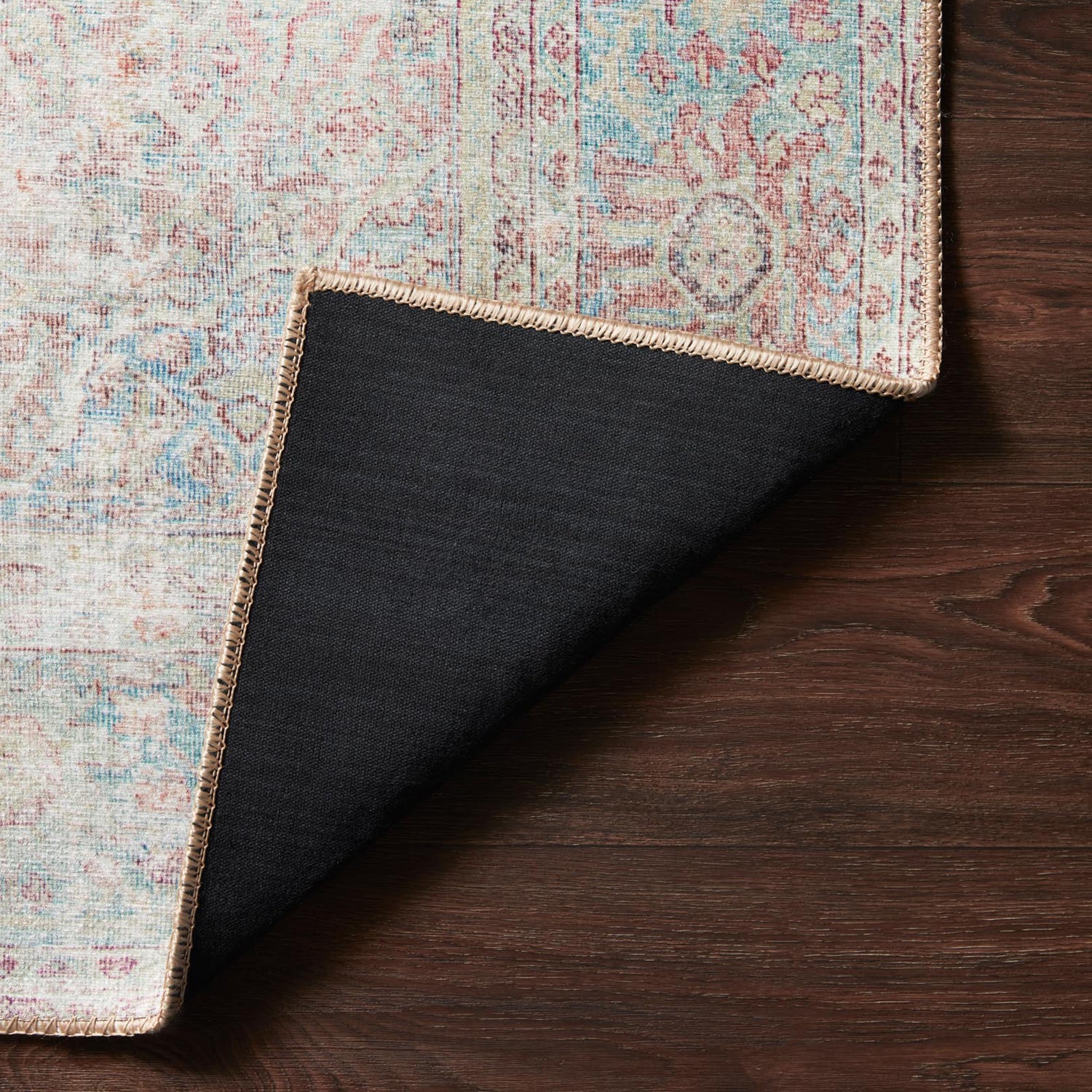 Loloi Wynter Red/Teal Power Loomed Rug