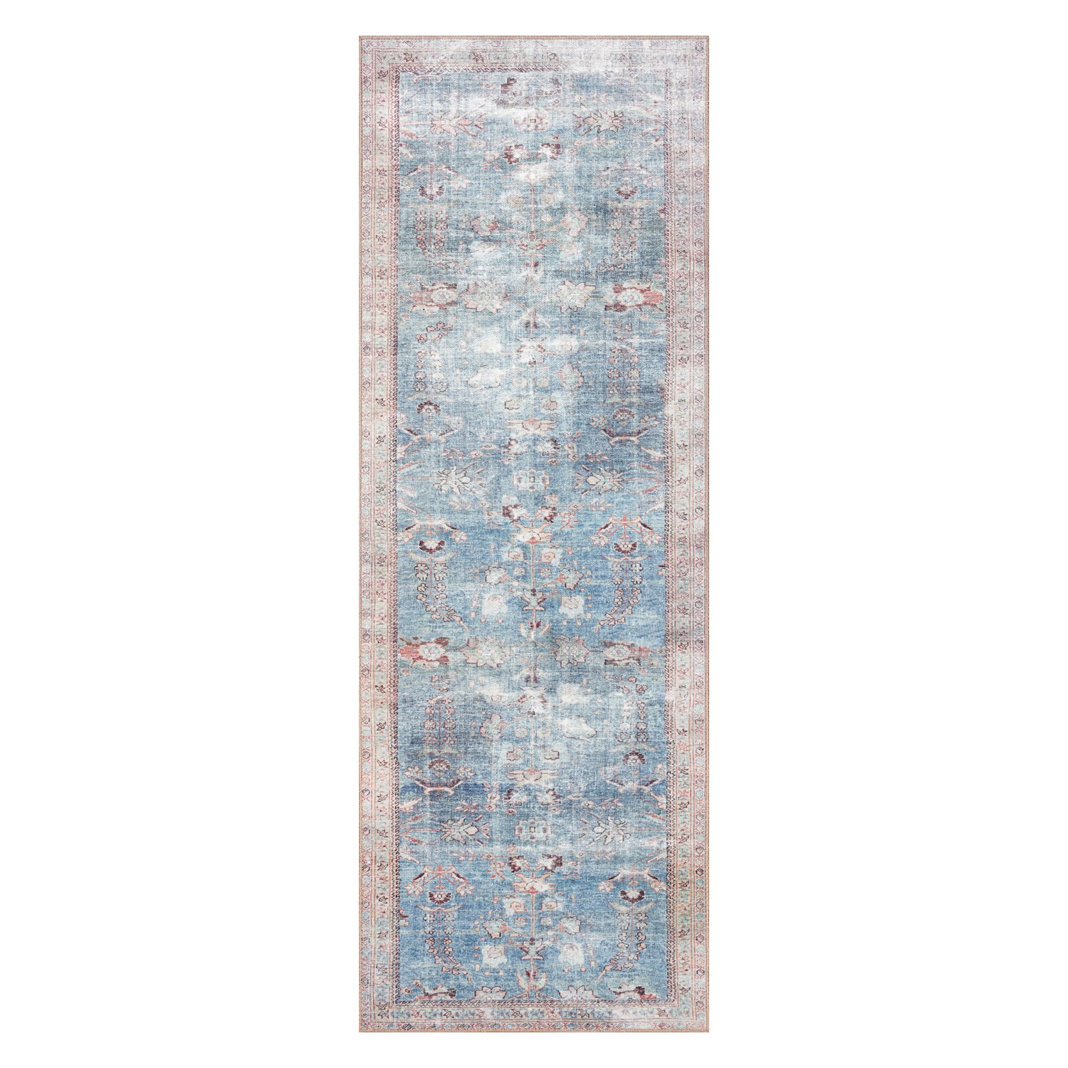 Loloi Wynter Teal/Multi Power Loomed Rug
