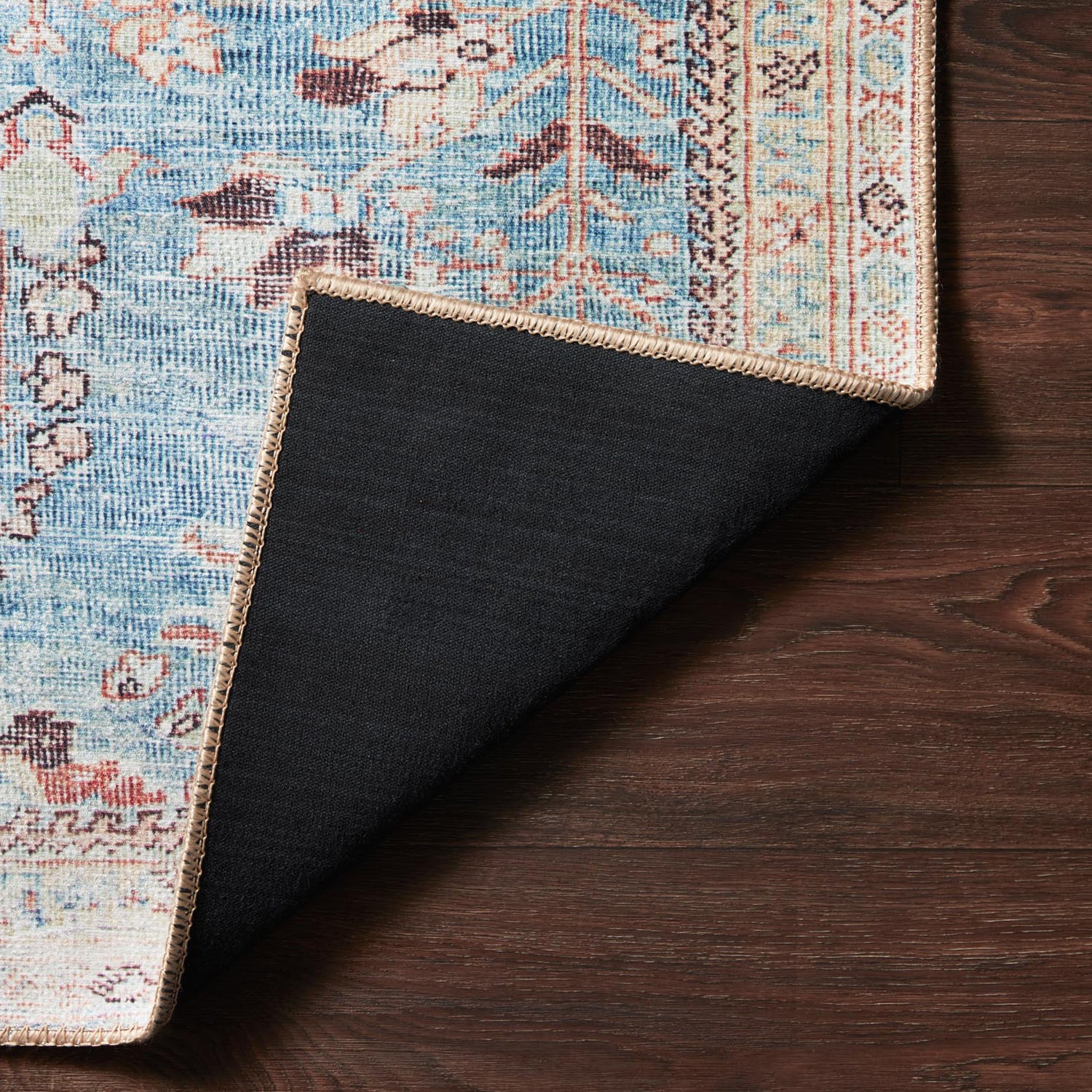 Loloi Wynter Teal/Multi Power Loomed Rug