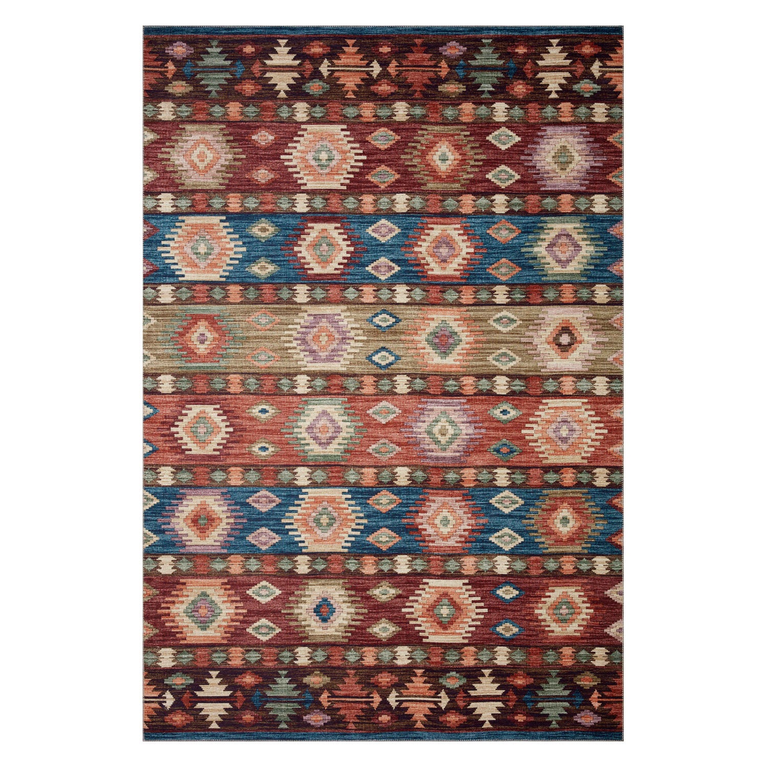 Loloi Zion Fiesta/Multi Power Loomed Rug