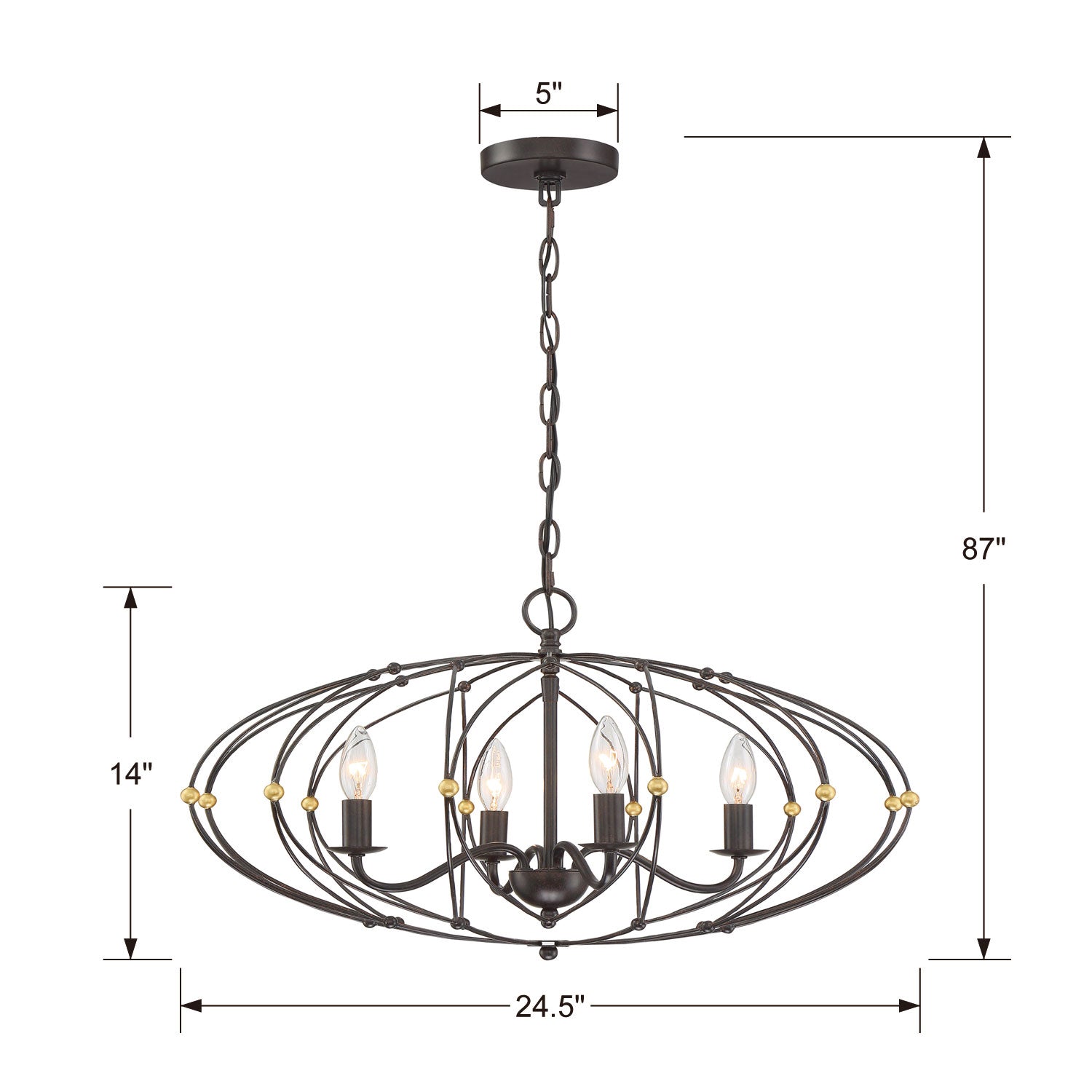 Crystorama Zucca Chandelier