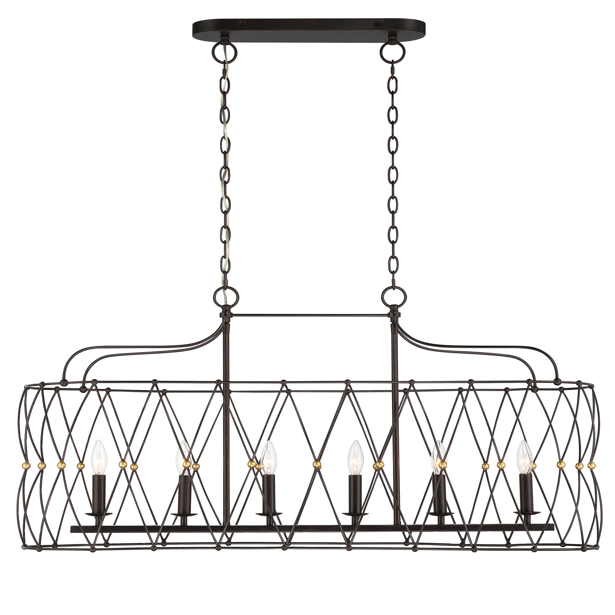 Crystorama Zucca Linear Chandelier