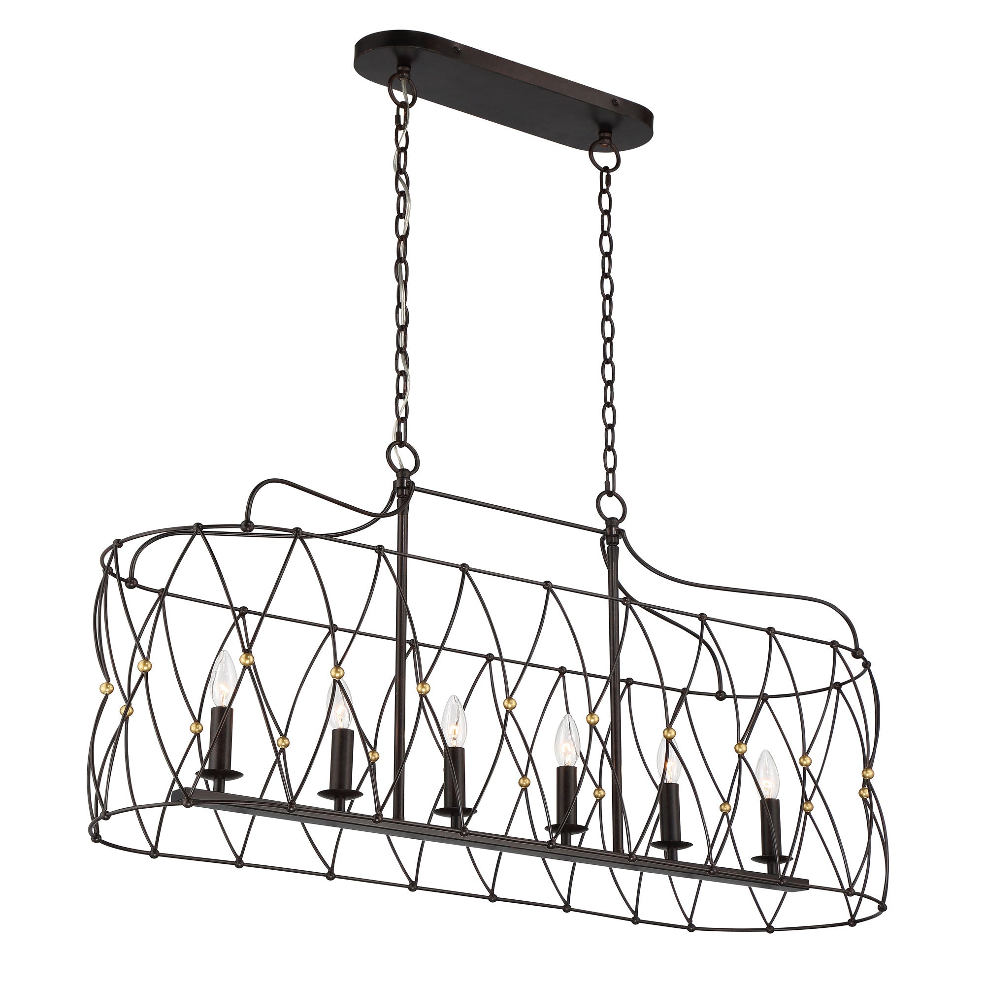 Crystorama Zucca Linear Chandelier