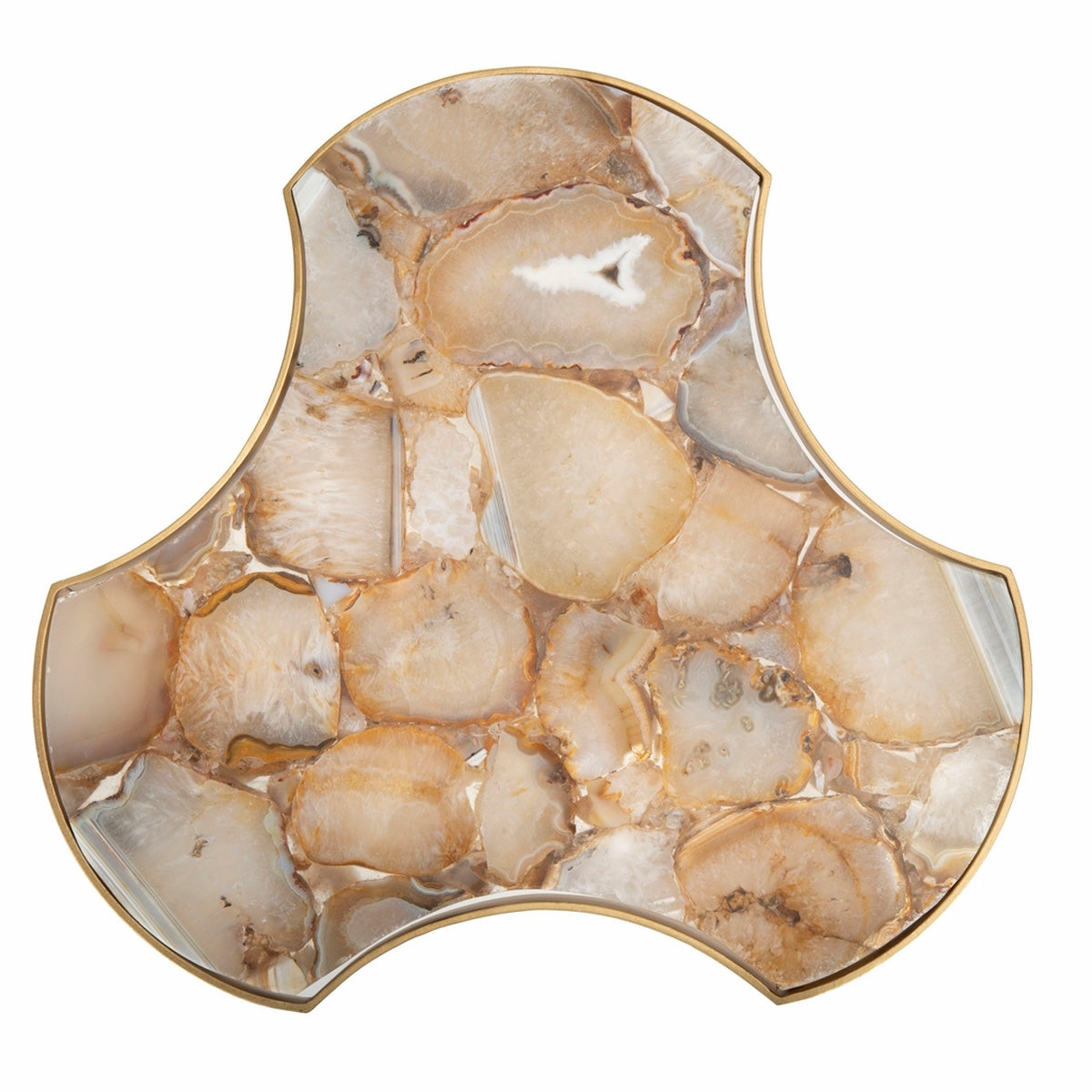 Harmony Agate Tripod Accent Table