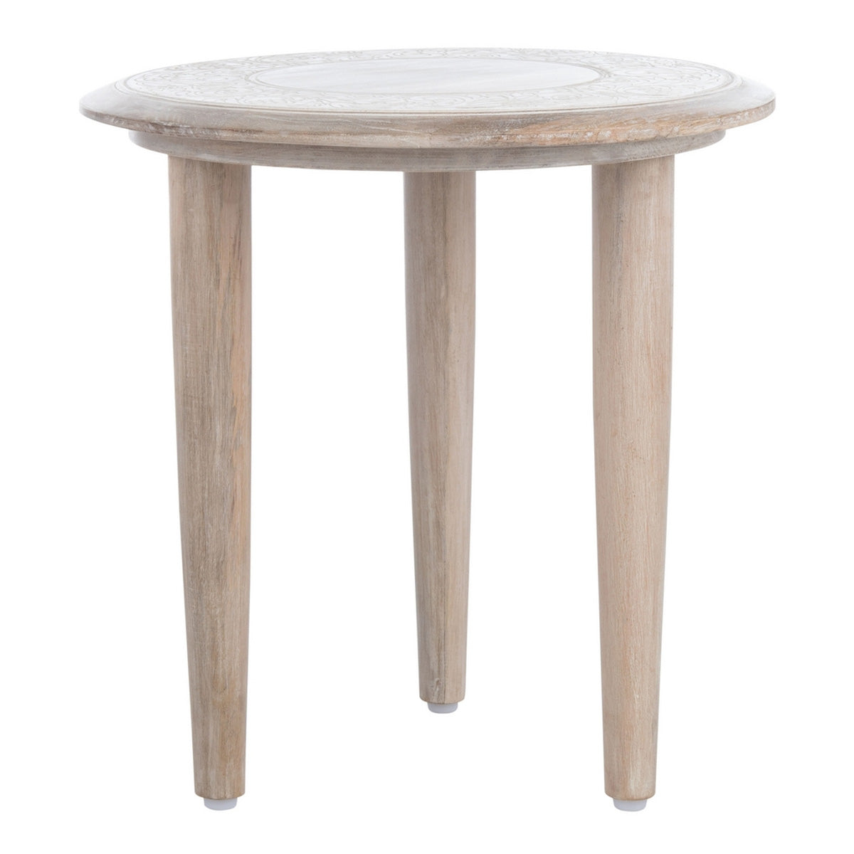 Margie Carved Side Table