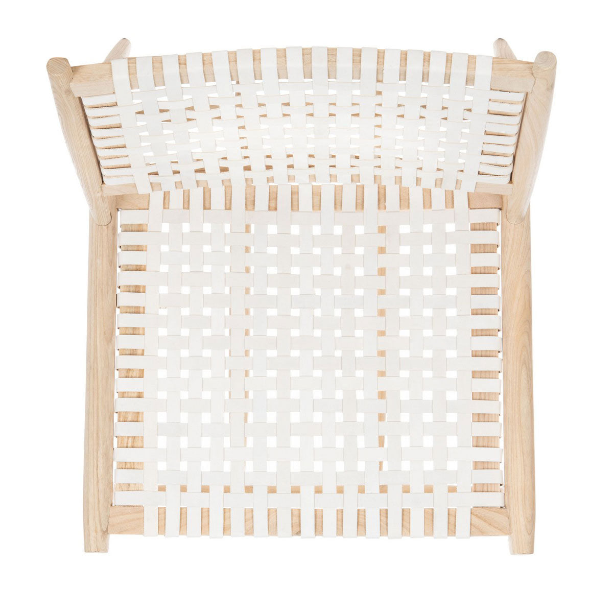 Franks Leather Woven Accent Chair