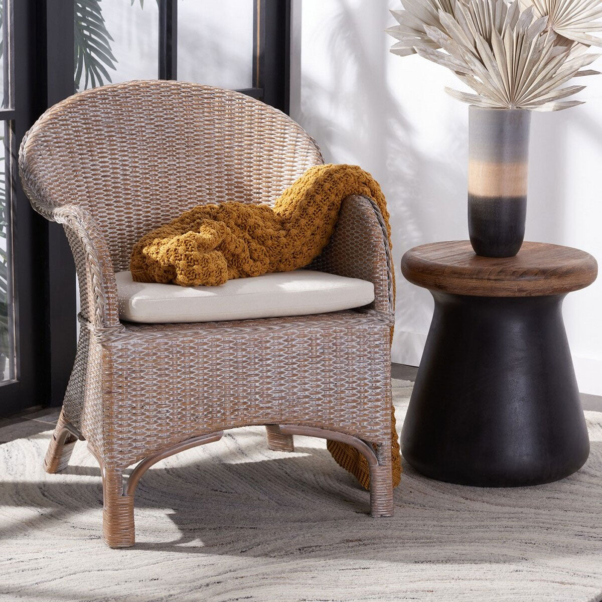 Hess Rattan Accent Chair