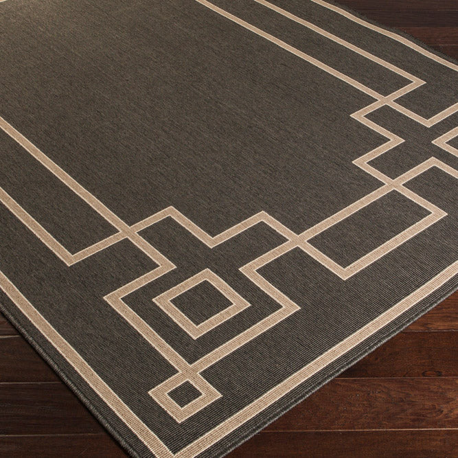 Livabliss Alfresco Frame Indoor/Outdoor Rug