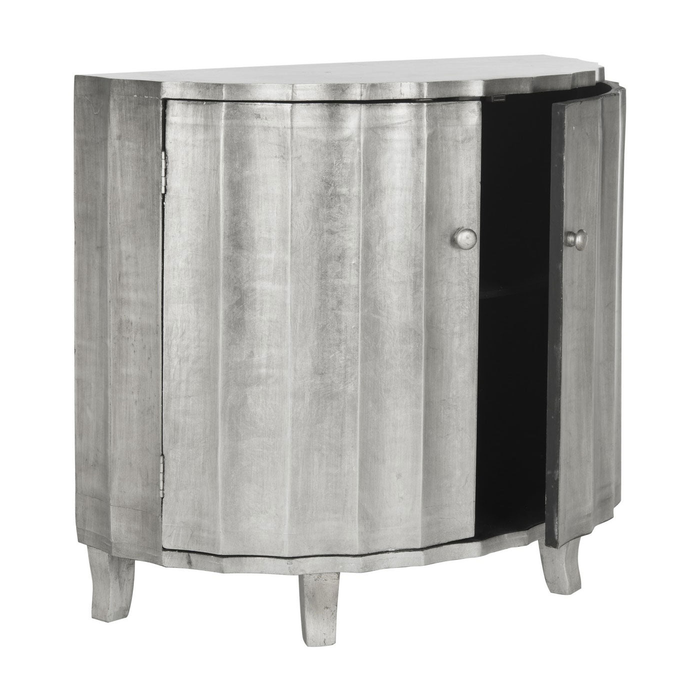 Peck Demilune Cabinet