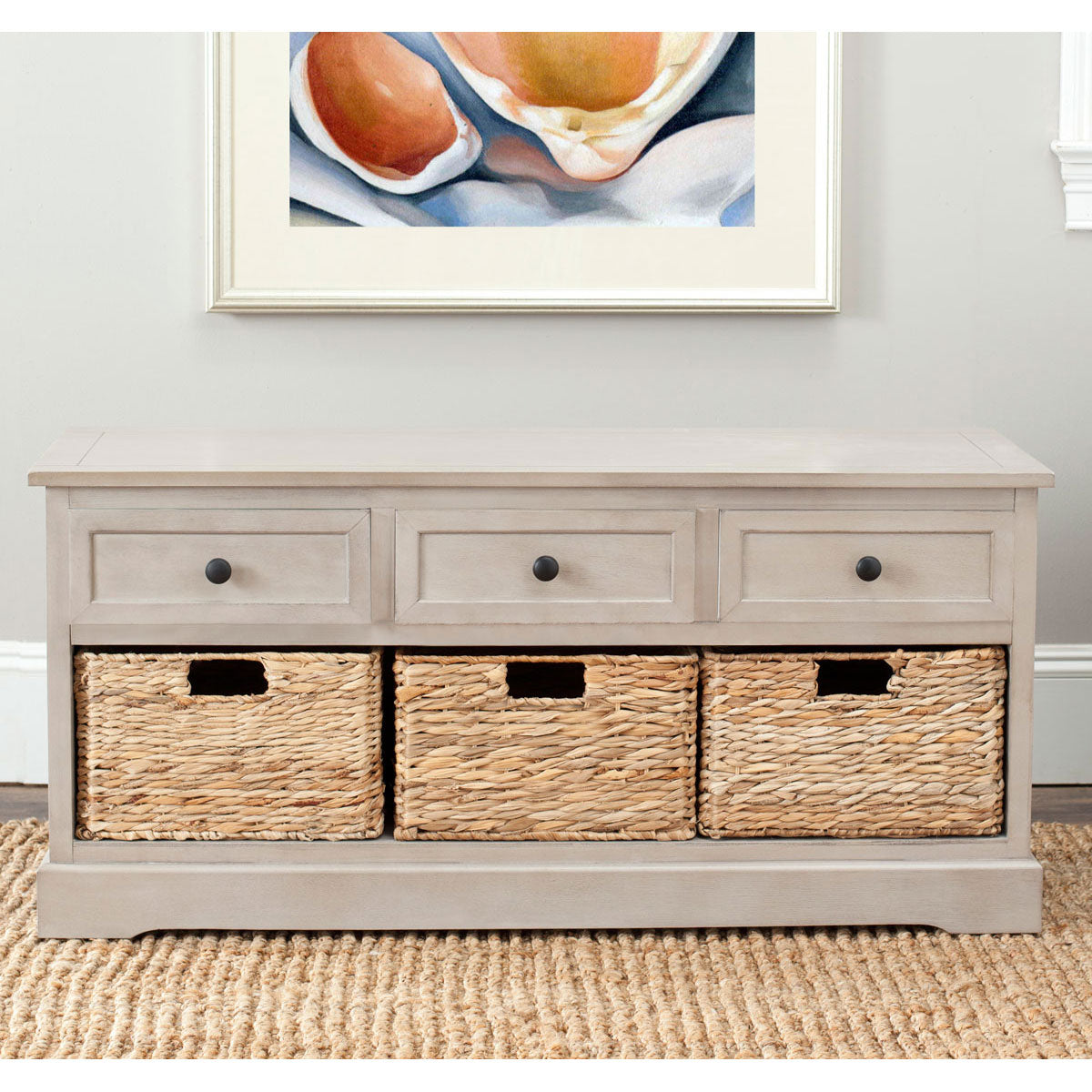 Tempe Basket Storage Bench