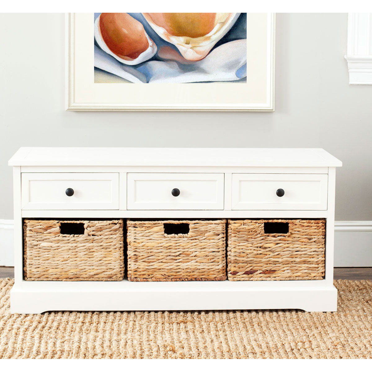 Tempe Basket Storage Bench