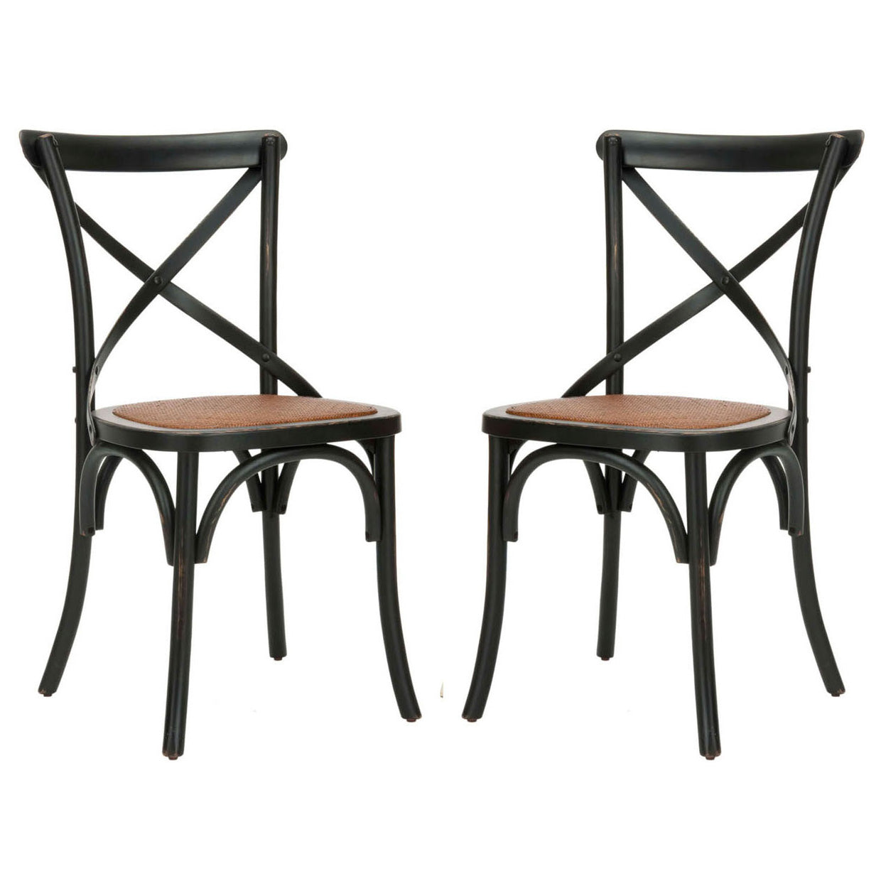 Oak Hill X-Back Dining Chair Set of 2