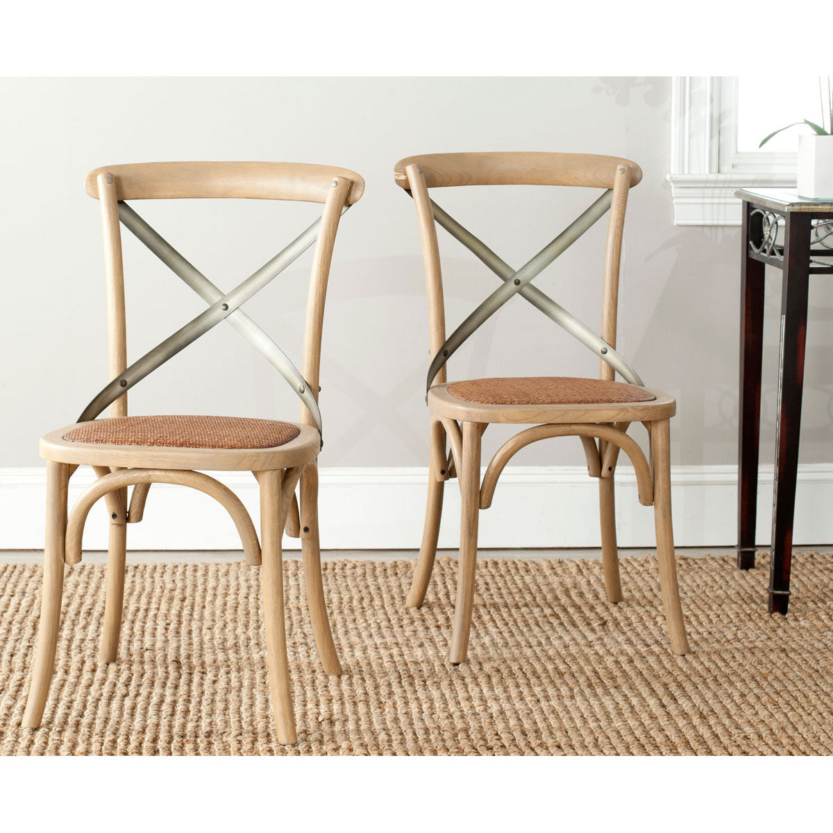 Moyer X-Back Dining Chair Set of 2