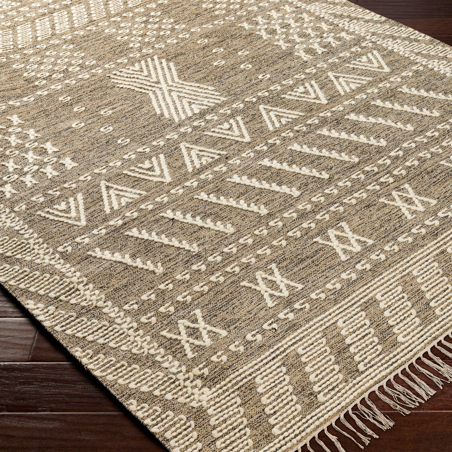 Surya Bedouin Cross Hand Woven Rug