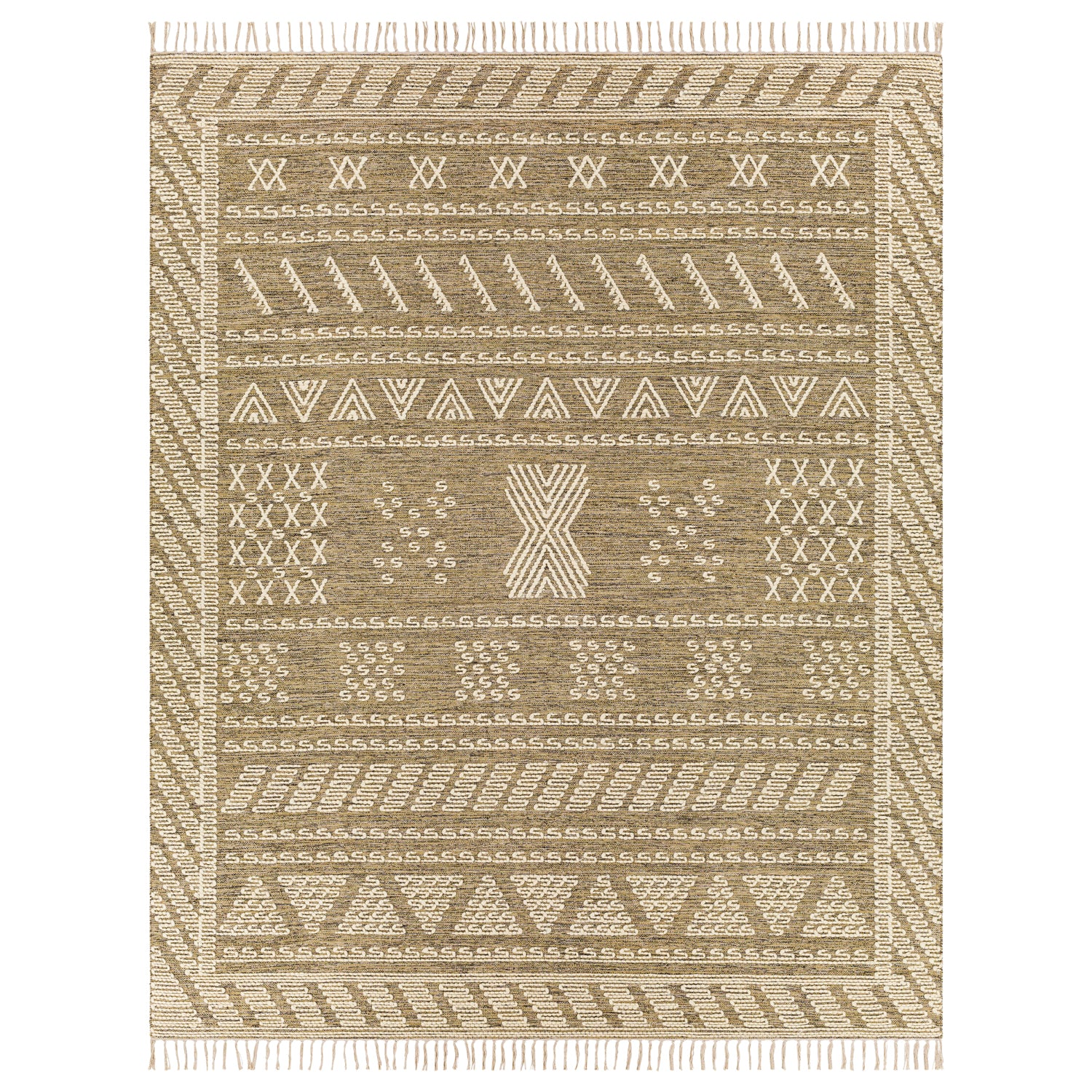 Surya Bedouin Cross Hand Woven Rug