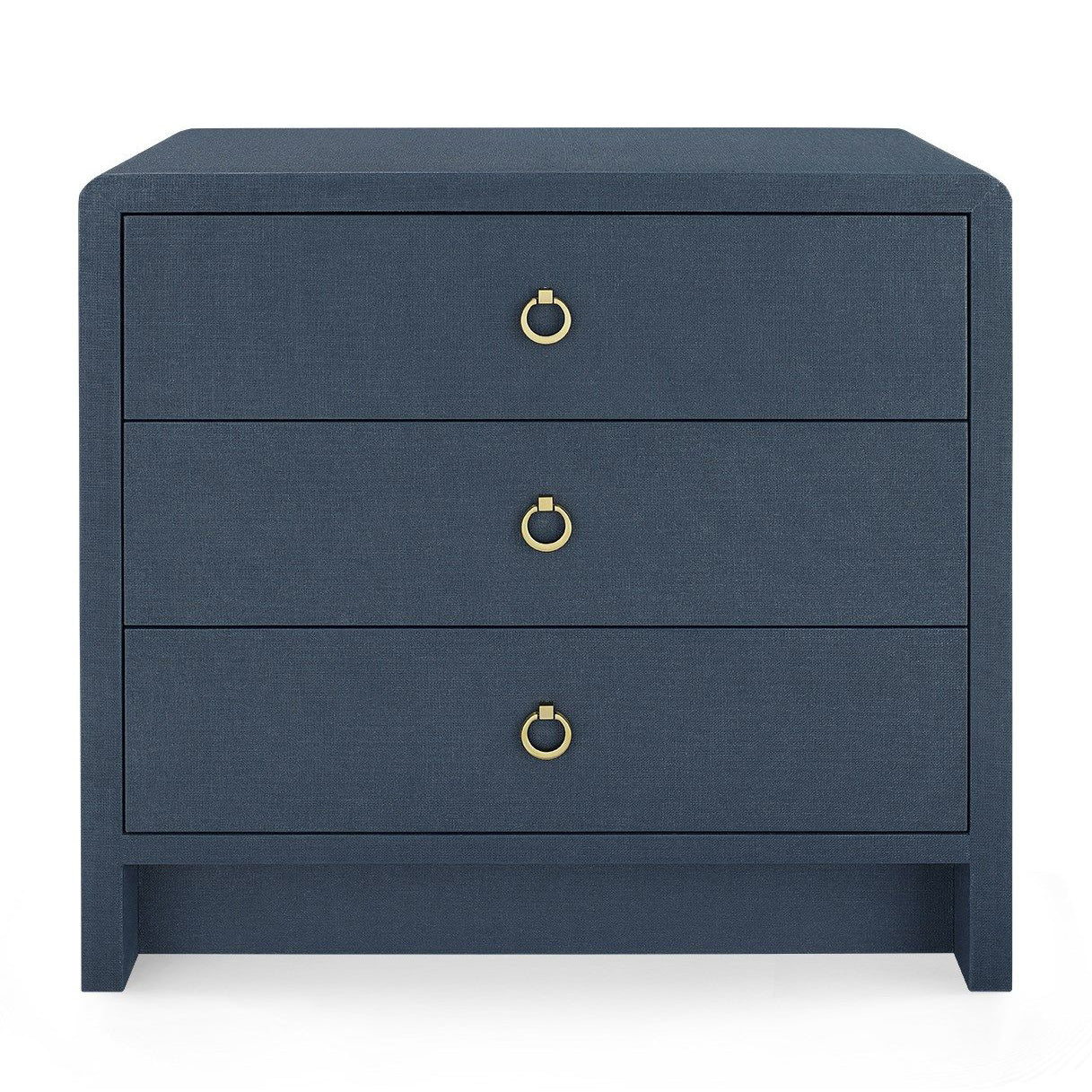 Villa and House Bryant Linen 3 Drawer Side Table