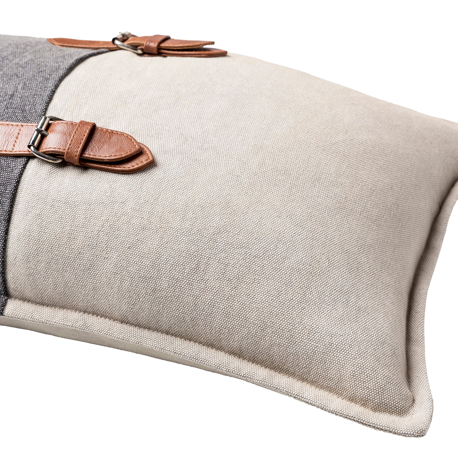 Alden Buckle Throw Pillow