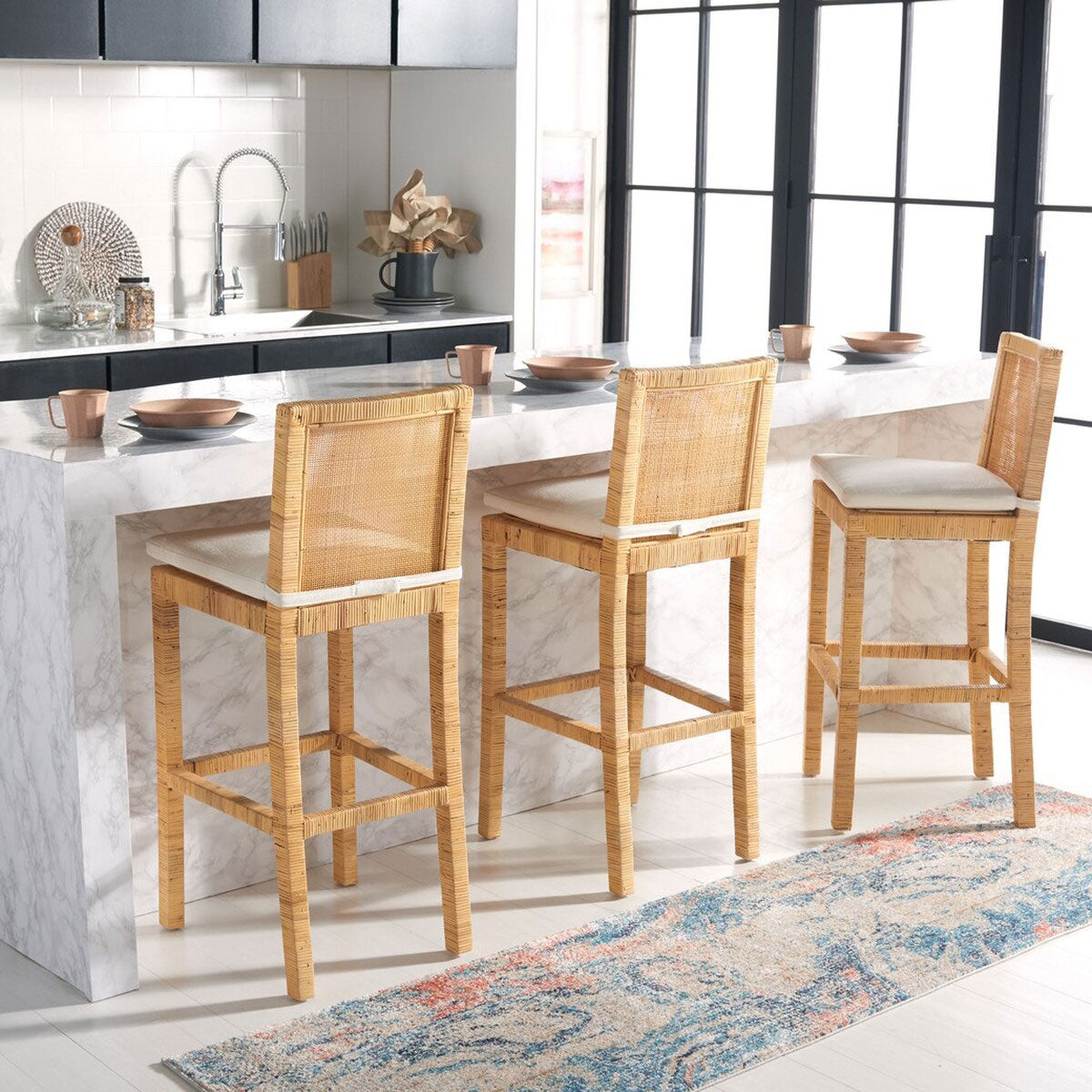 Overburn Cane Bar Stool