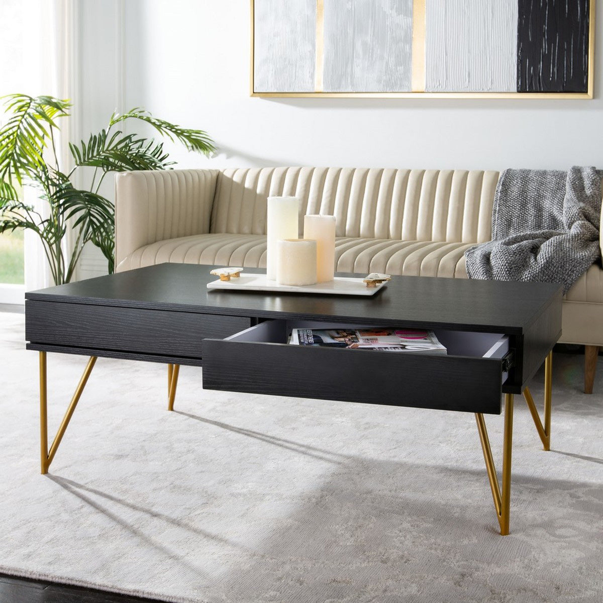 Lena Two Drawer Coffee Table