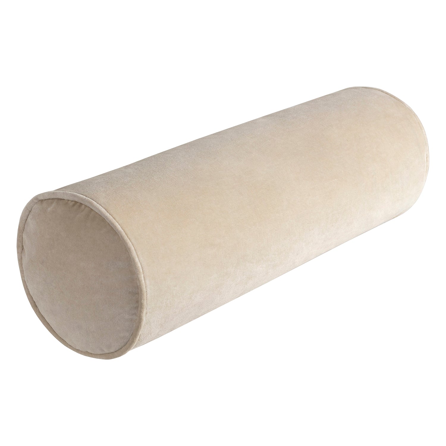 Olivia Cotton Velvet Bolster Pillow