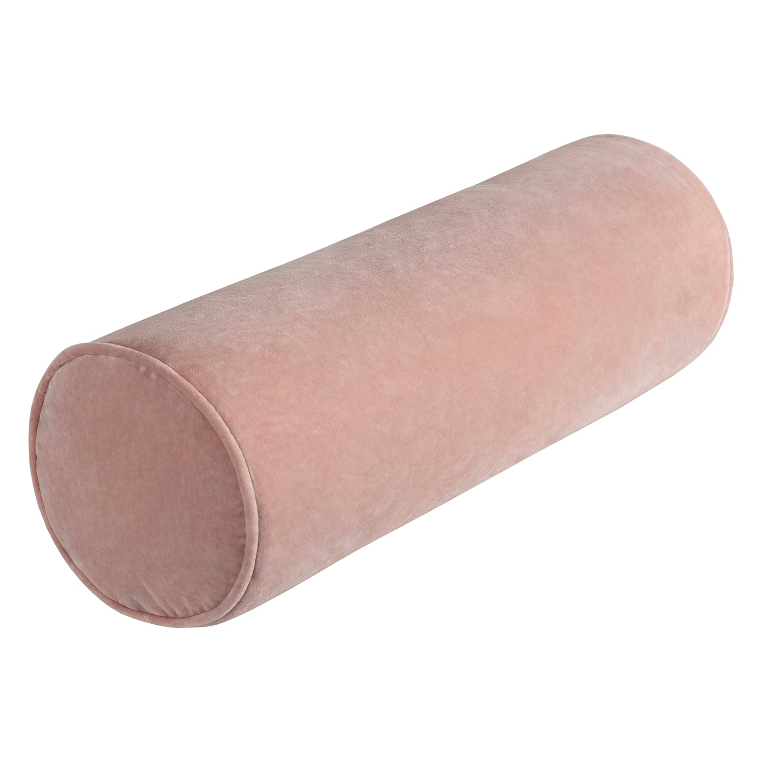 Olivia Cotton Velvet Bolster Pillow