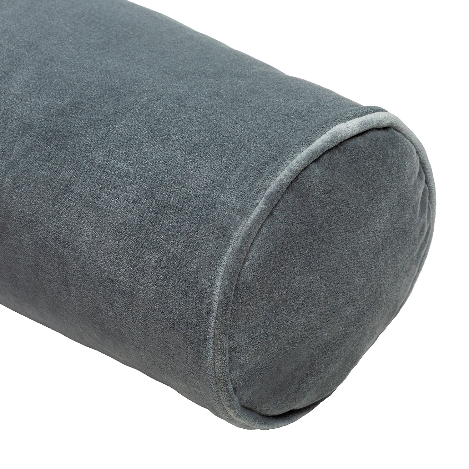 Olivia Cotton Velvet Bolster Pillow