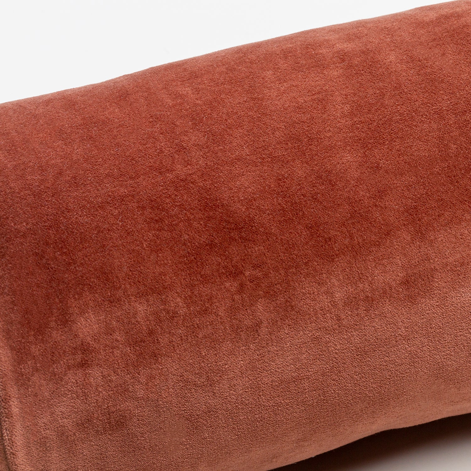 Olivia Cotton Velvet Bolster Pillow