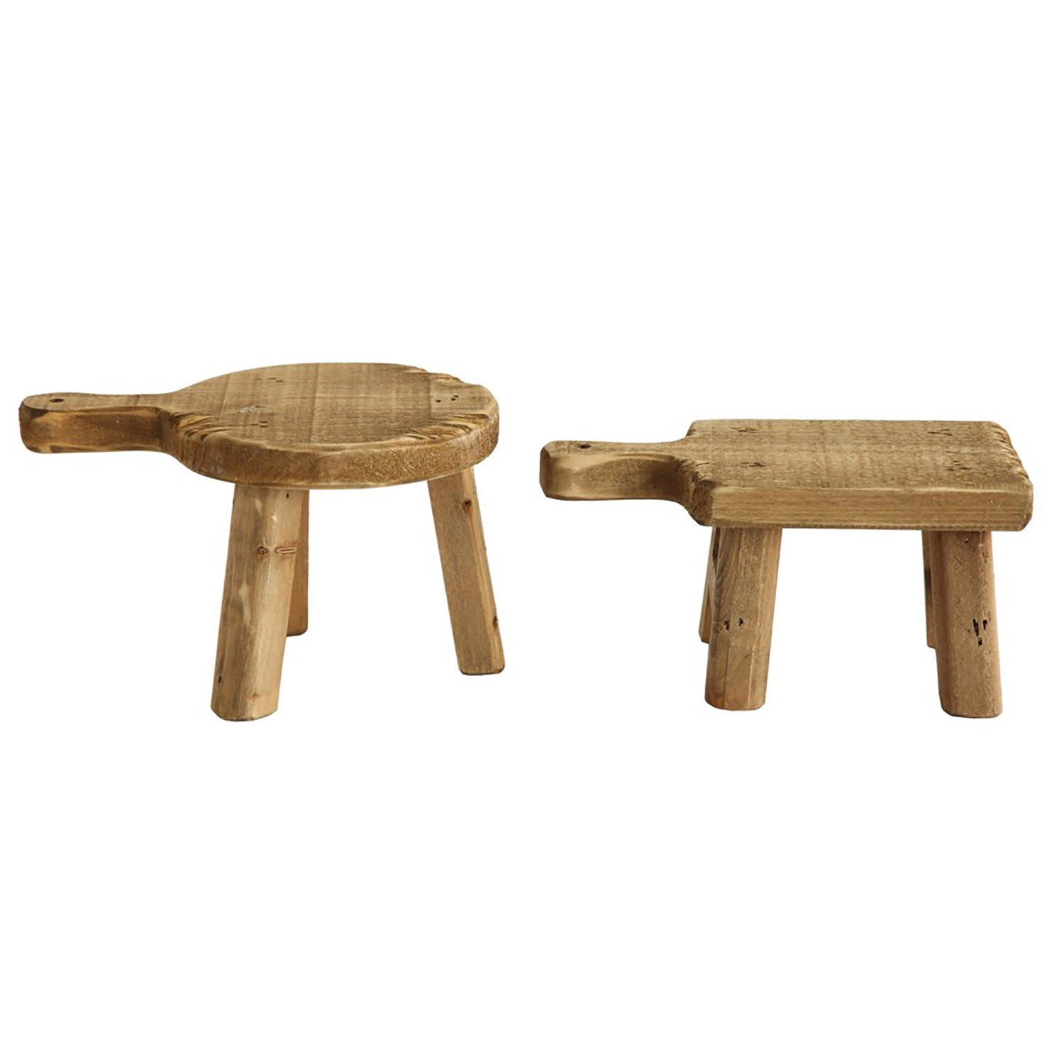 Gallo Round Wood Pedestal