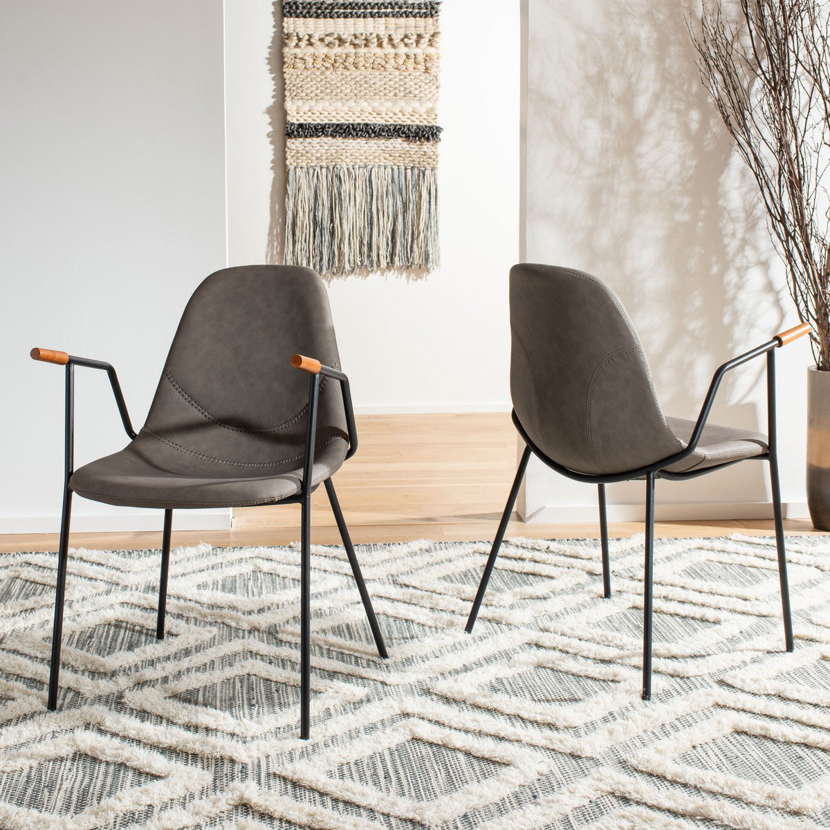 Kian Mid Century Dining Chair Set of 2