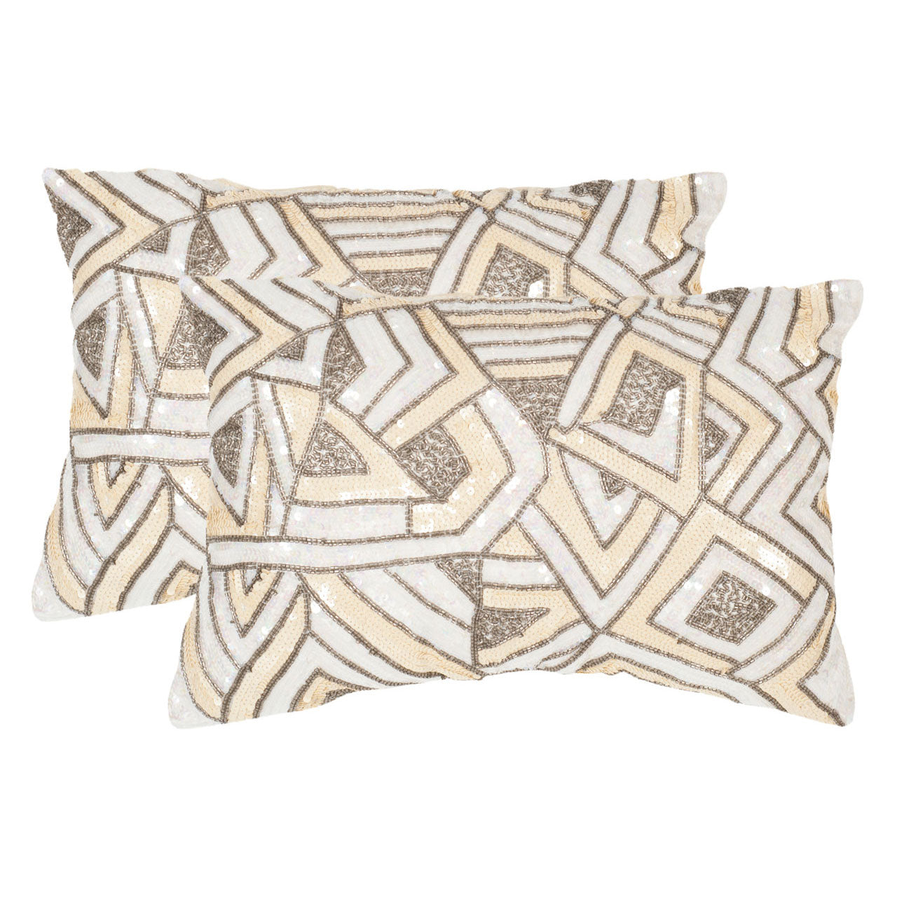 Brianna Embellished Throw Pillow Set of 2
