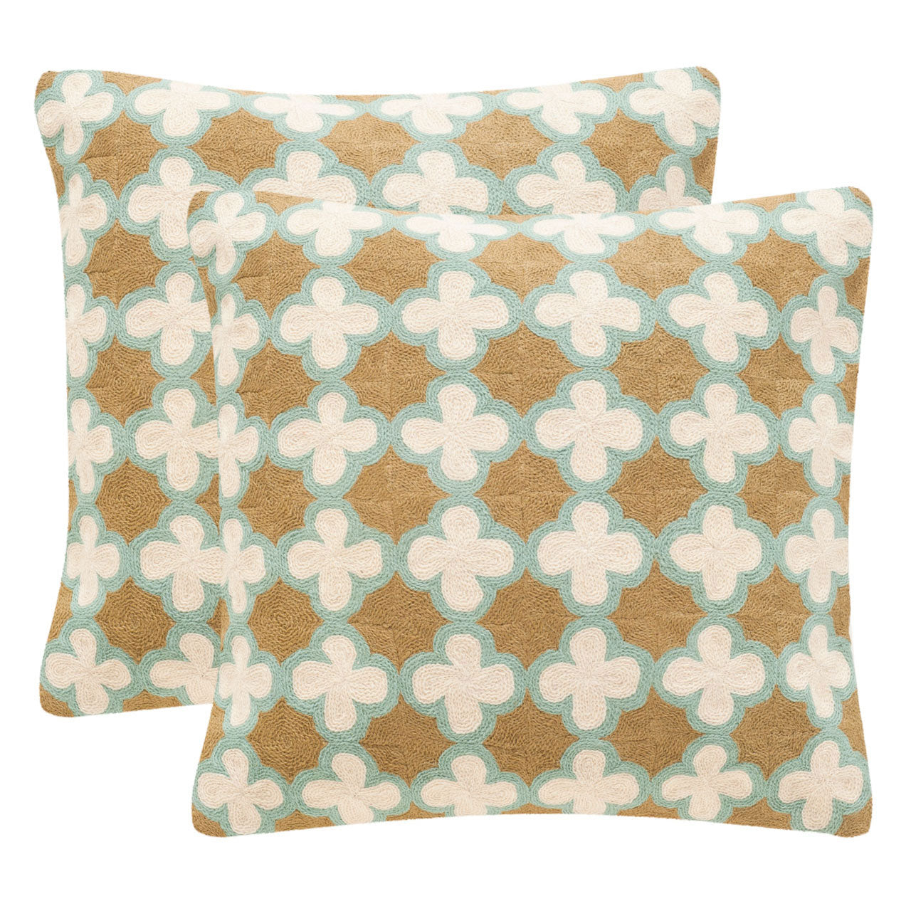 Tanner Chainstitch Throw Pillow Set of 2