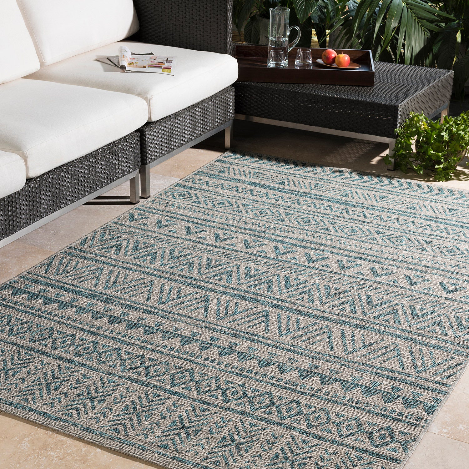 Livabliss Eagean Indoor/Outdoor Rug