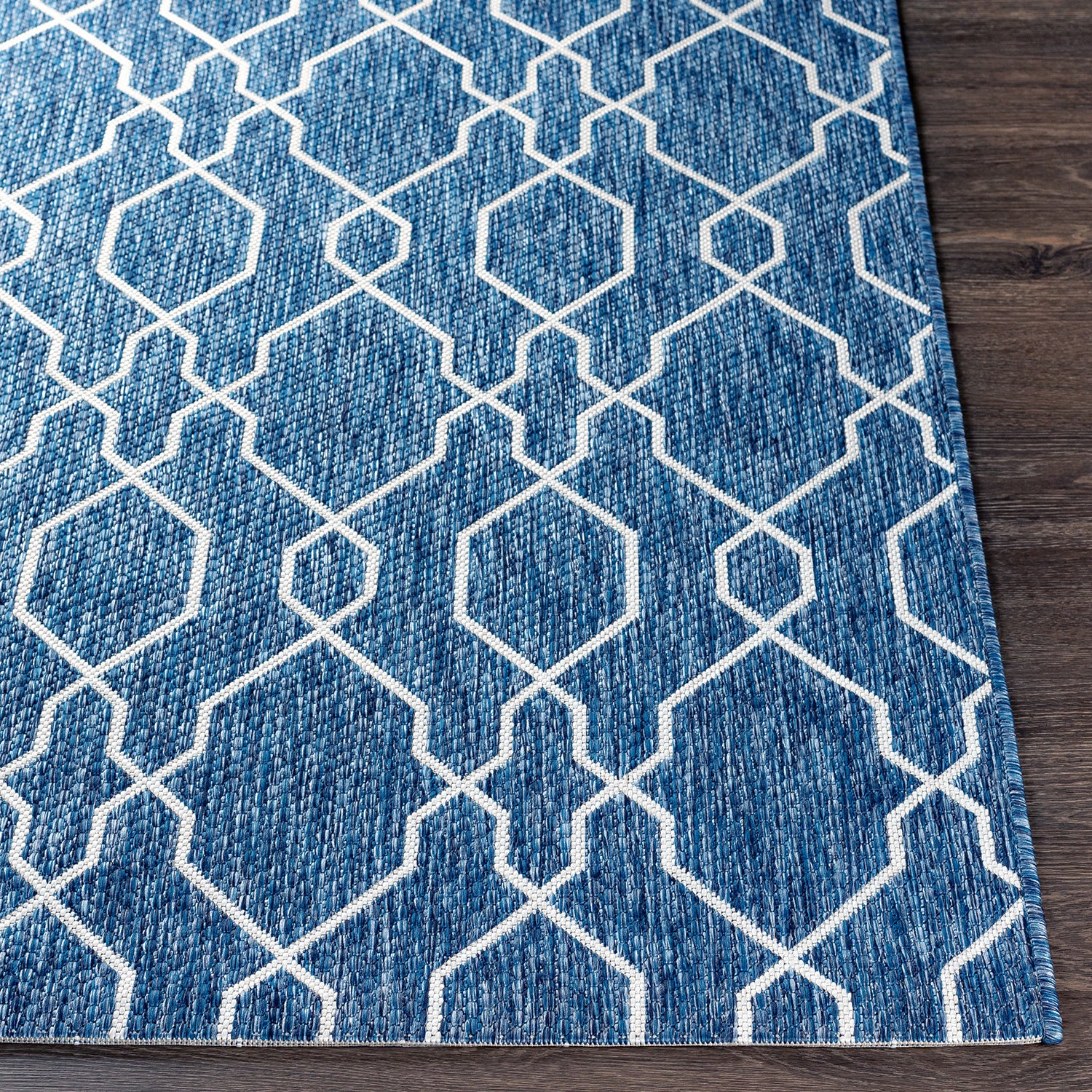 Livabliss Eagean Lattice Indoor/Outdoor Rug