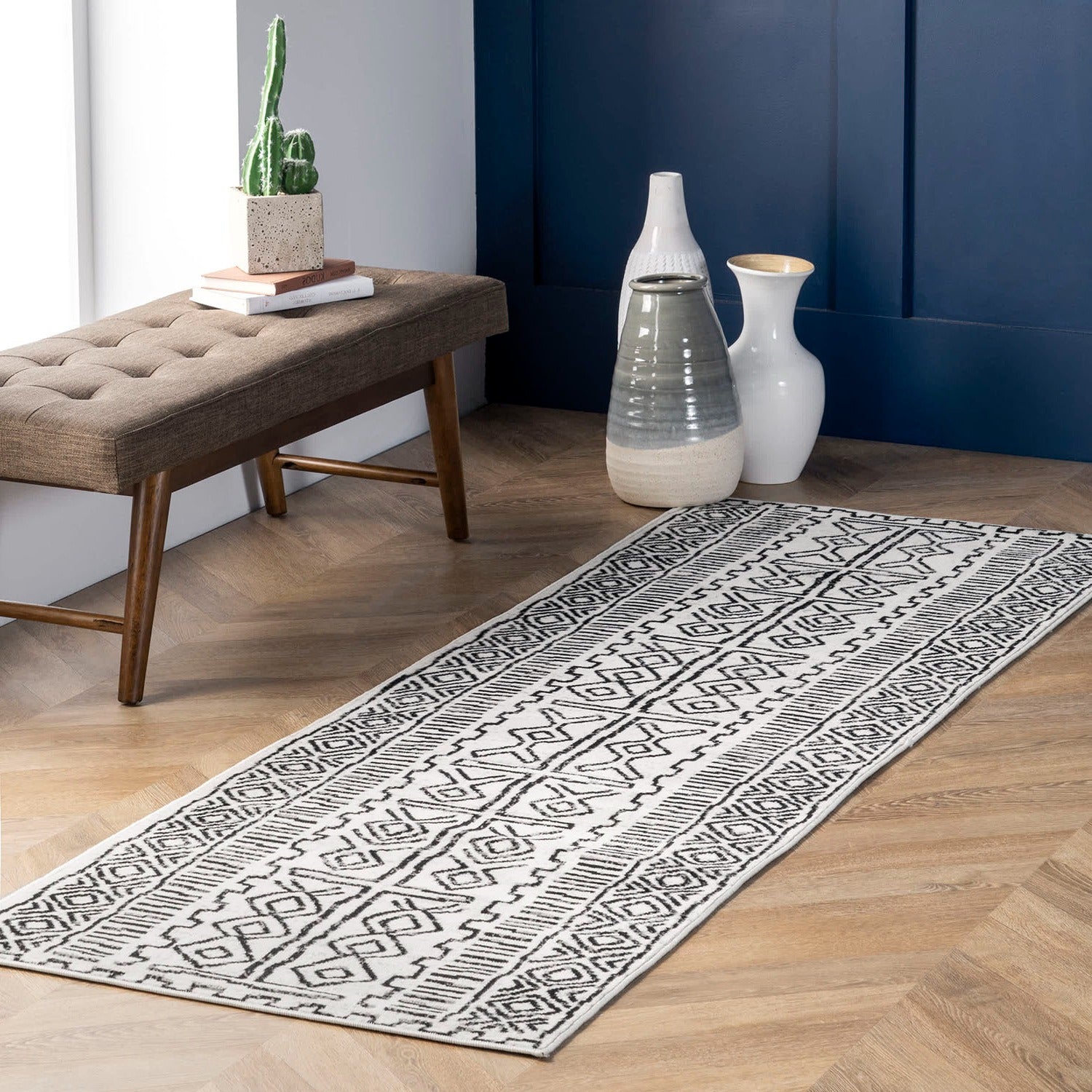 Forest Machine Made Rug