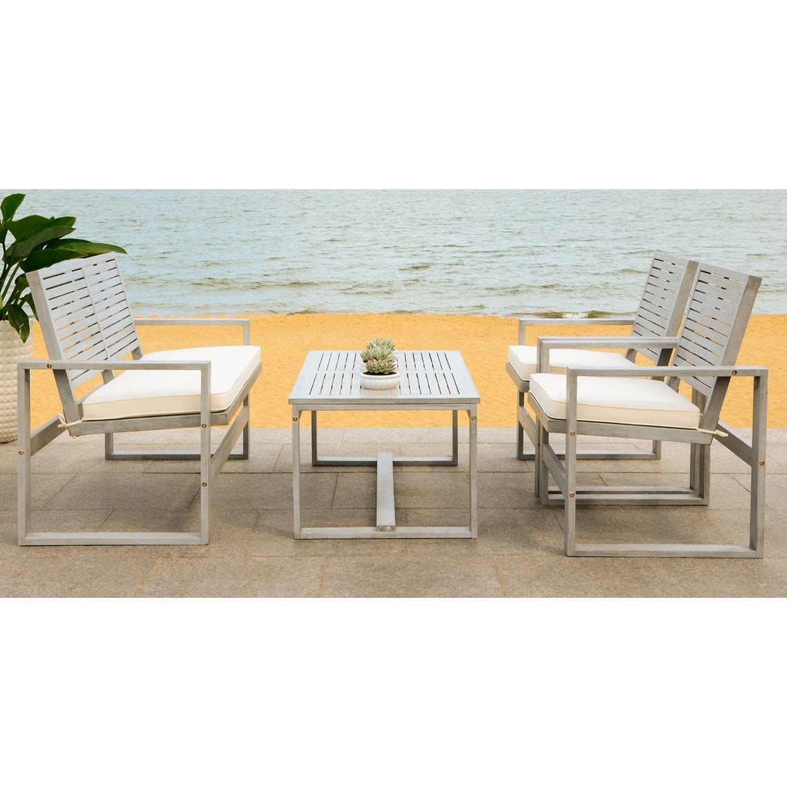 Amiya 4-Piece Outdoor Living Set