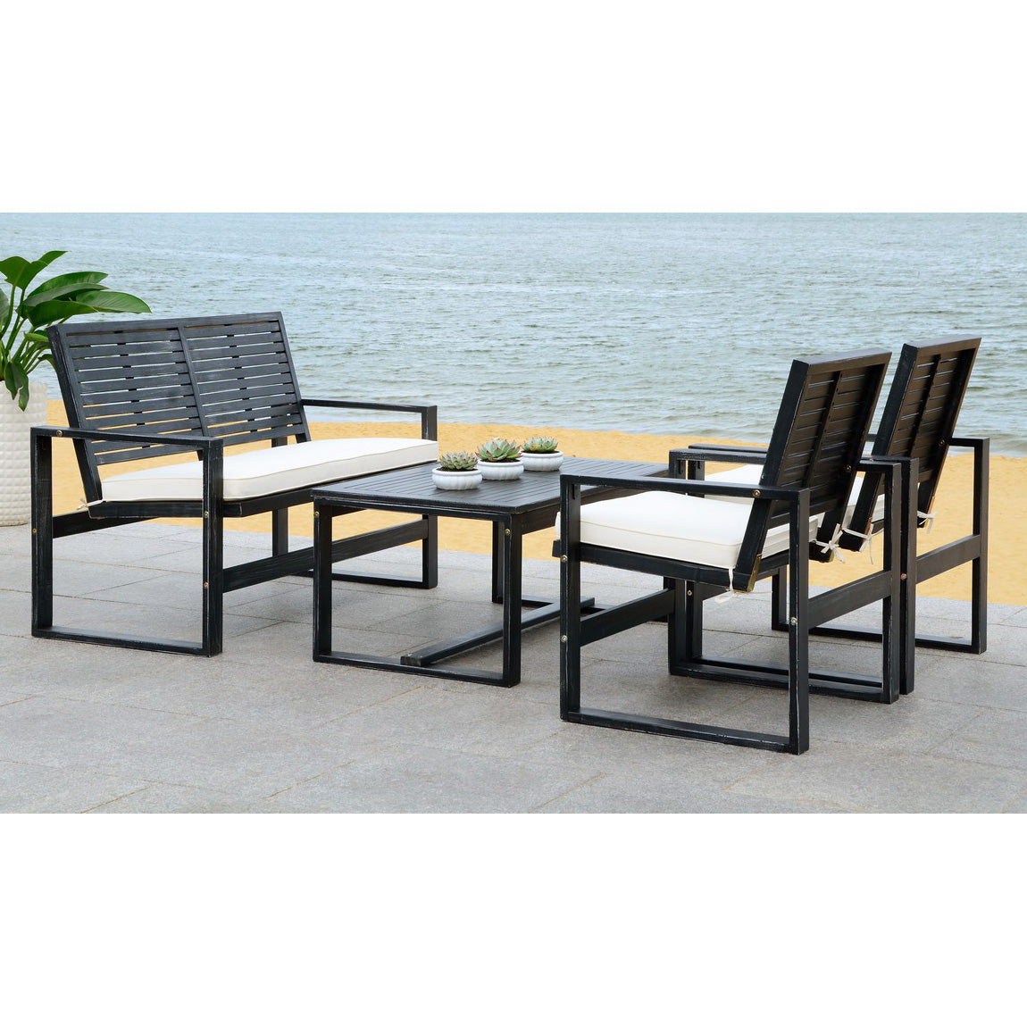 Amiya 4-Piece Outdoor Living Set