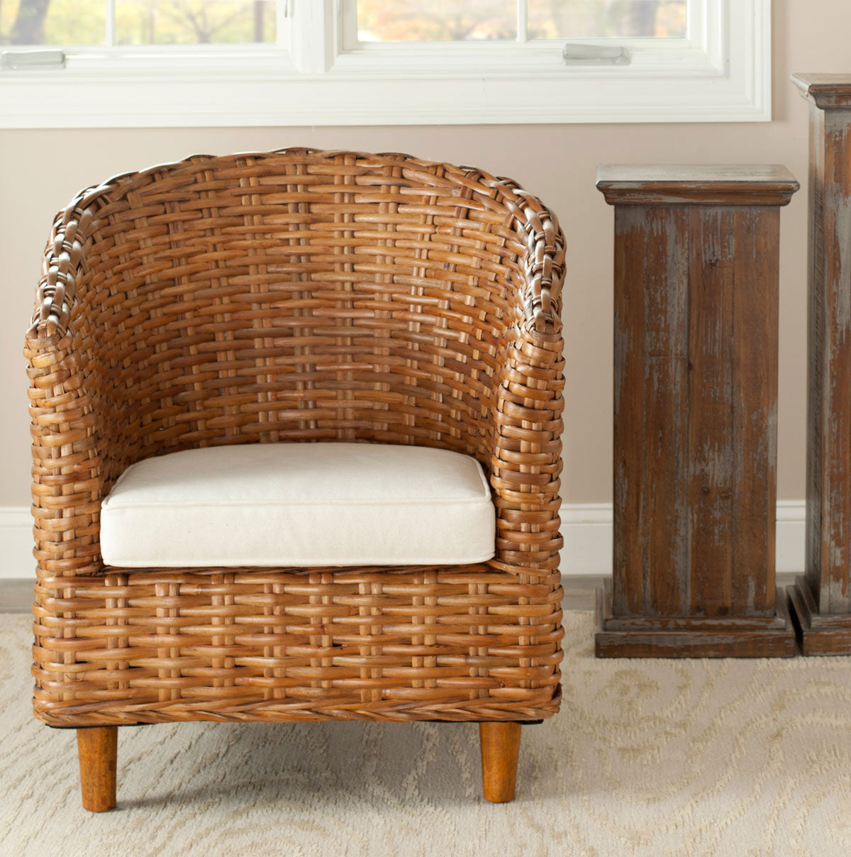 Mercado Rattan Barrel Chair