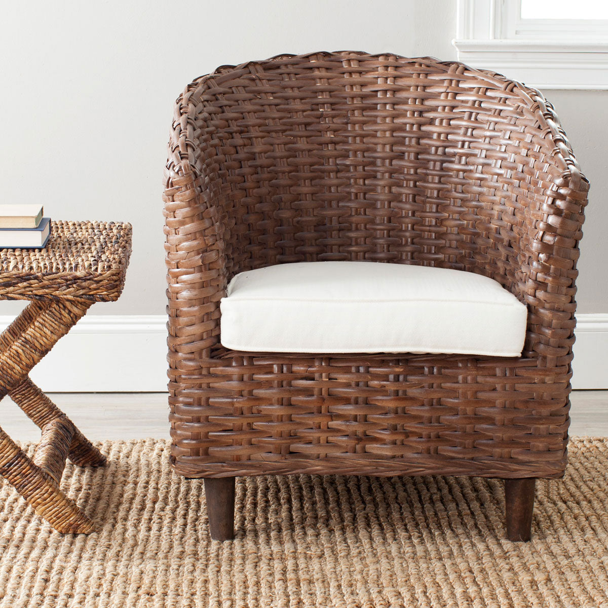 Mercado Rattan Barrel Chair
