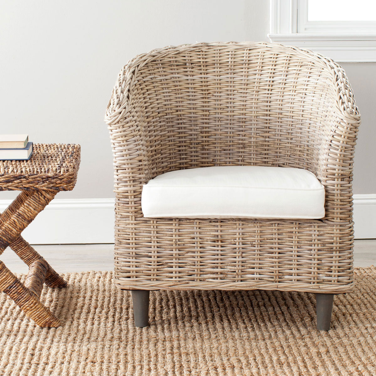 Mercado Rattan Barrel Chair