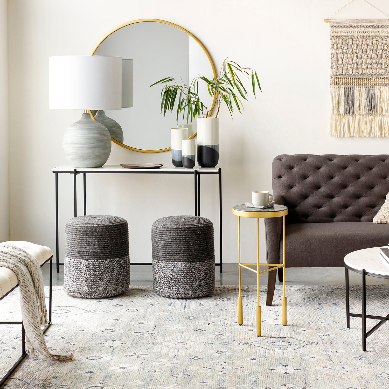 Uzma Round Wall Mirror