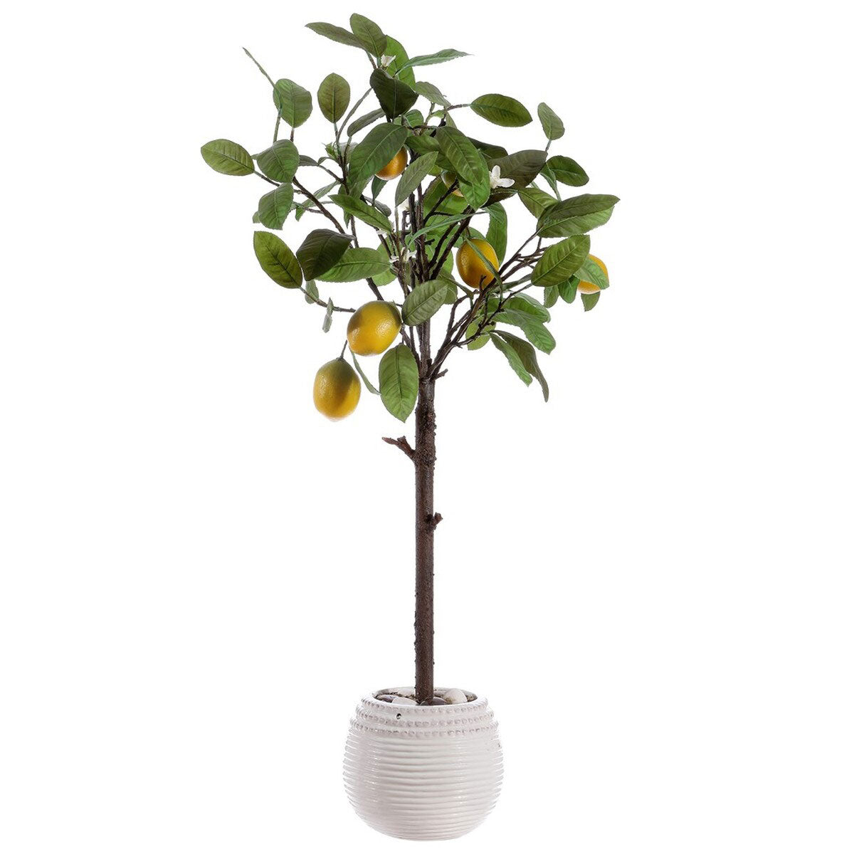 Faux Lemon Potted Tree