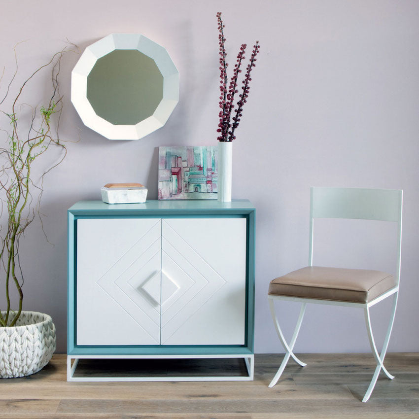 Redford House Darby Leather Dining Side Chair