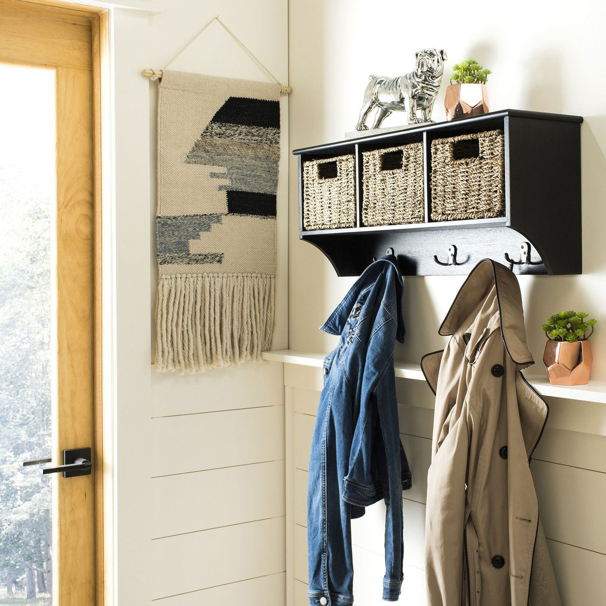 Mathis Basket Wall Shelf