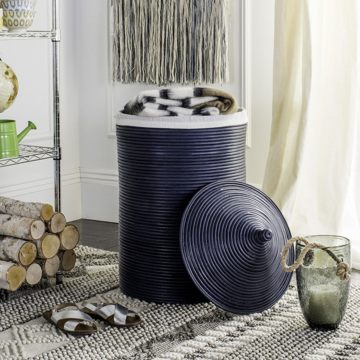 Hutton Rattan Storage Hamper