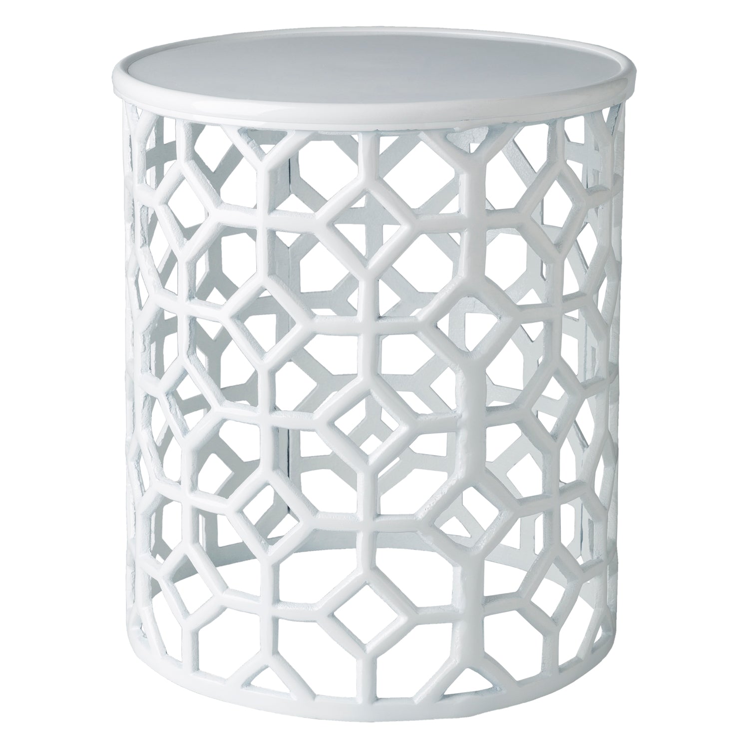 Carrillo White Accent Table