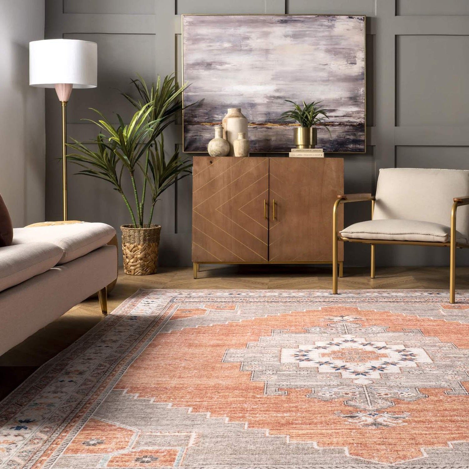 Rowe Washbable Area Rug