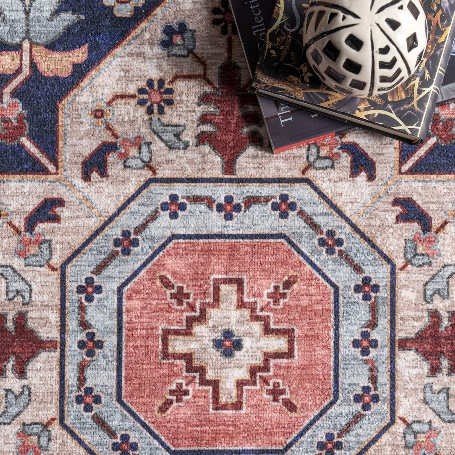 Warner Washable Area Rug