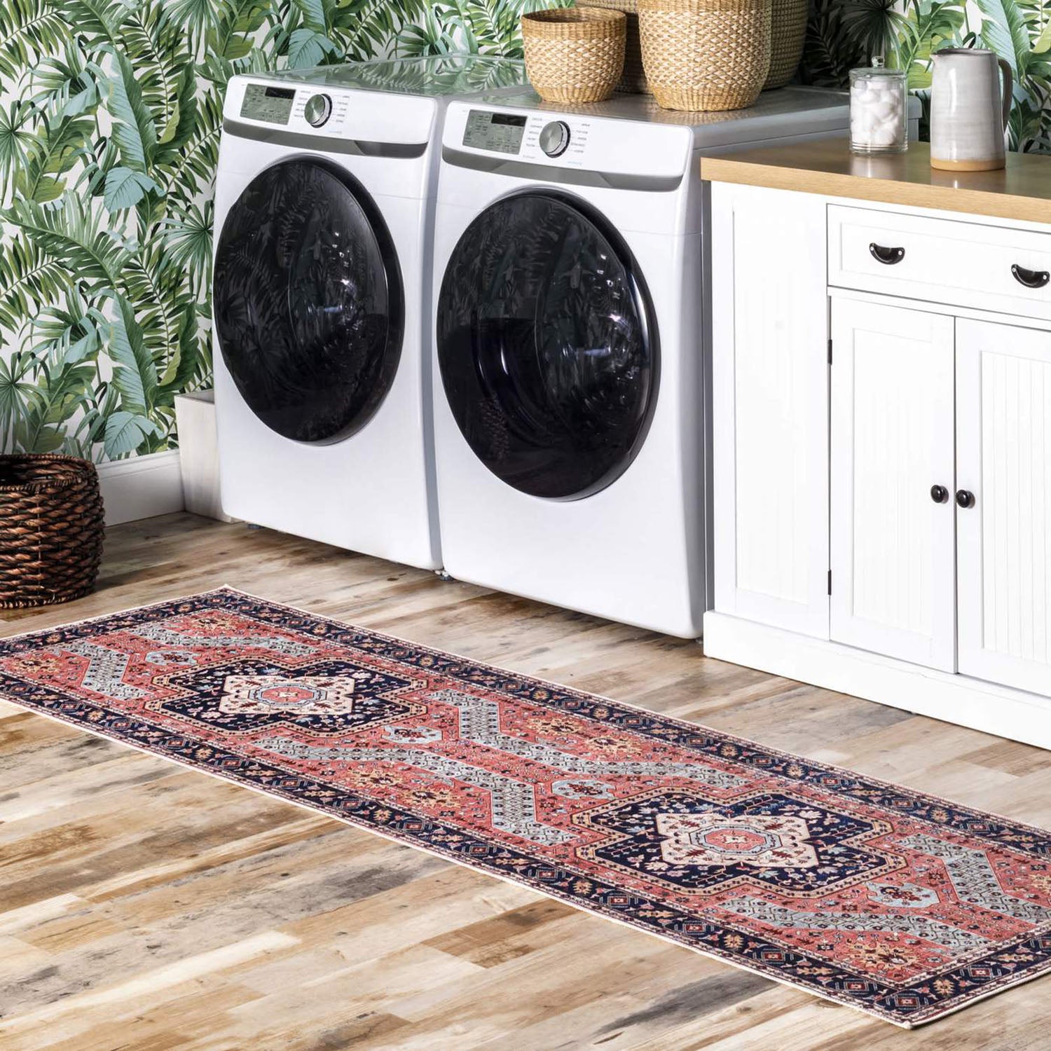 Warner Washable Area Rug