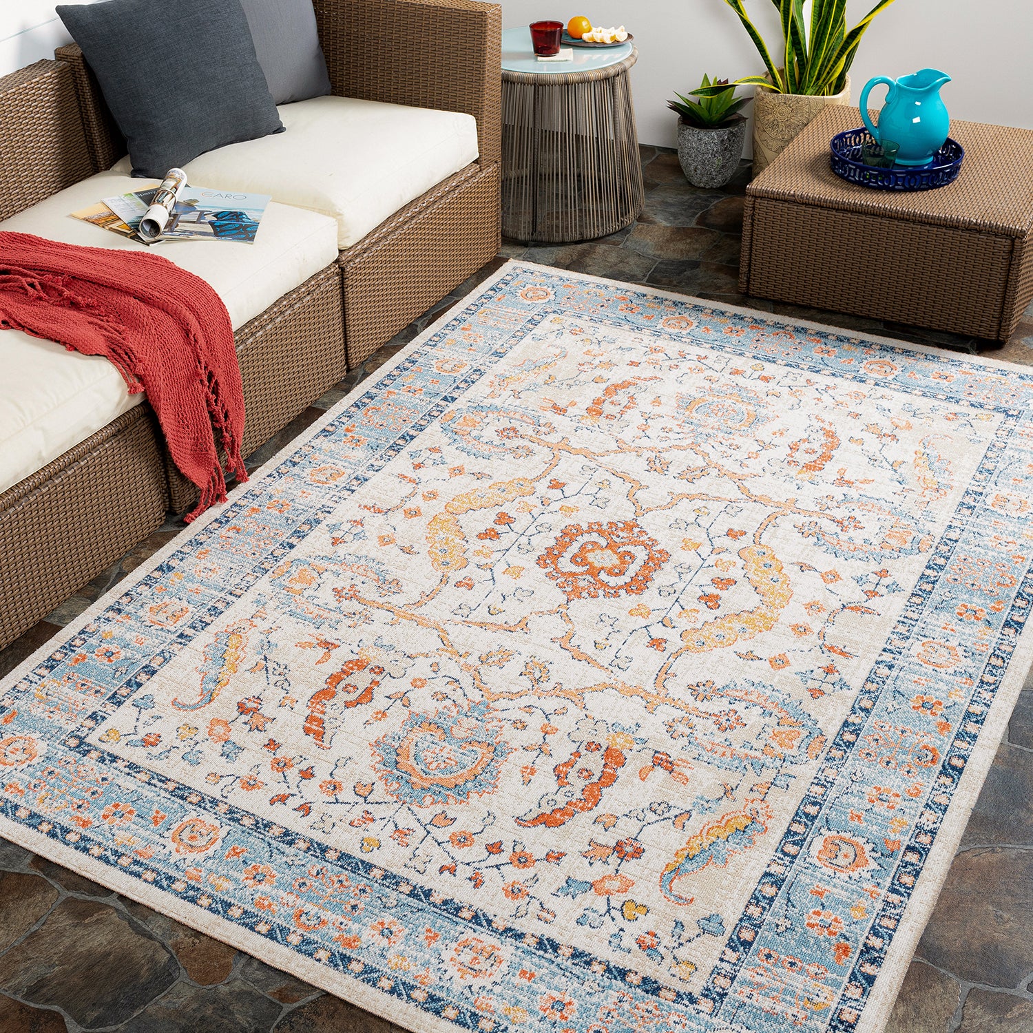 Livabliss Huntington Beach Flume Indoor/Outdoor Rug
